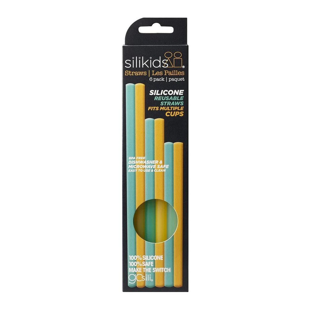 Silikids Reusable Silicone Straws