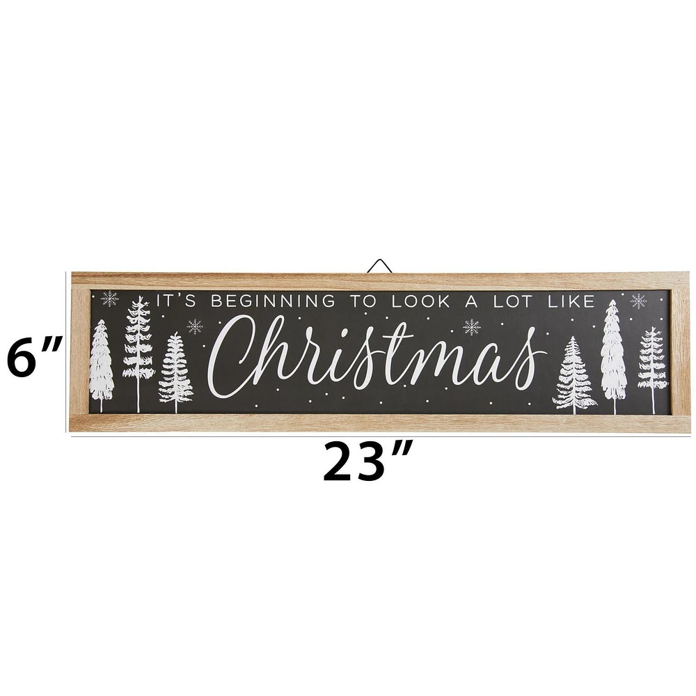 Holiday Time 23" Christmas Sign