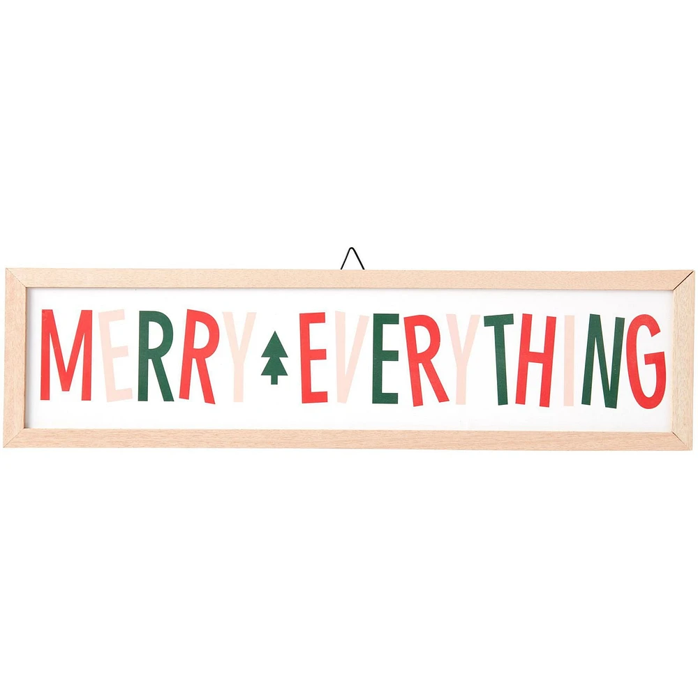 Holiday Time Merry Everything Sign