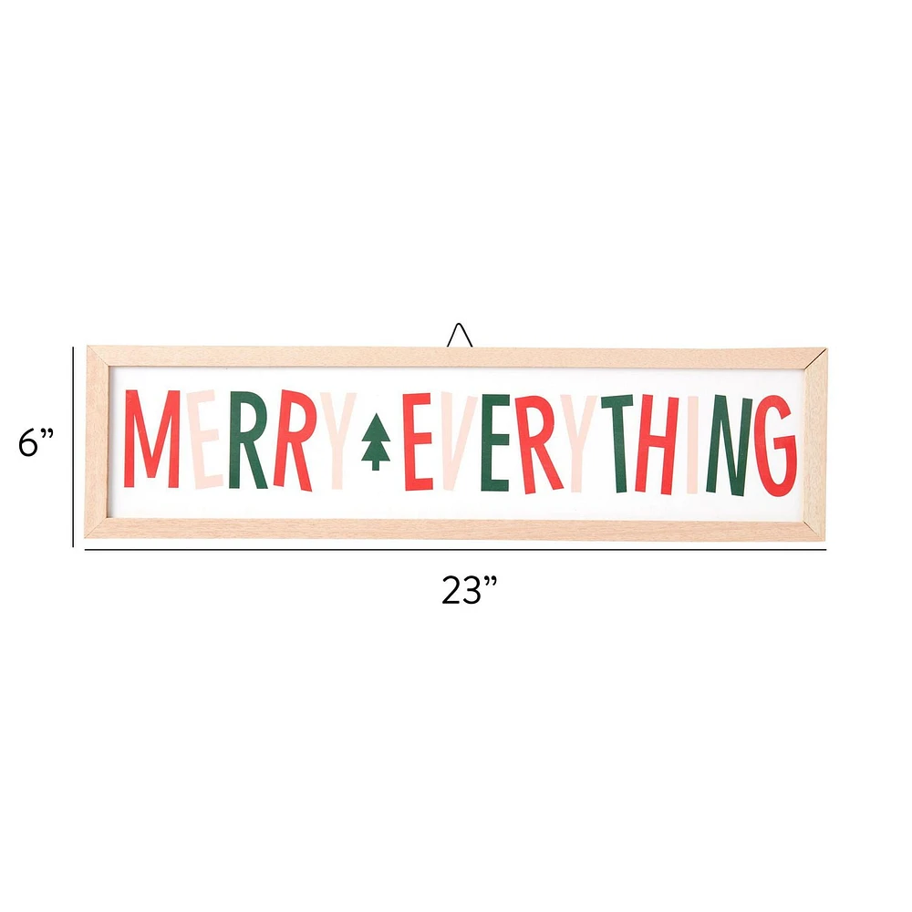 Holiday Time Merry Everything Sign