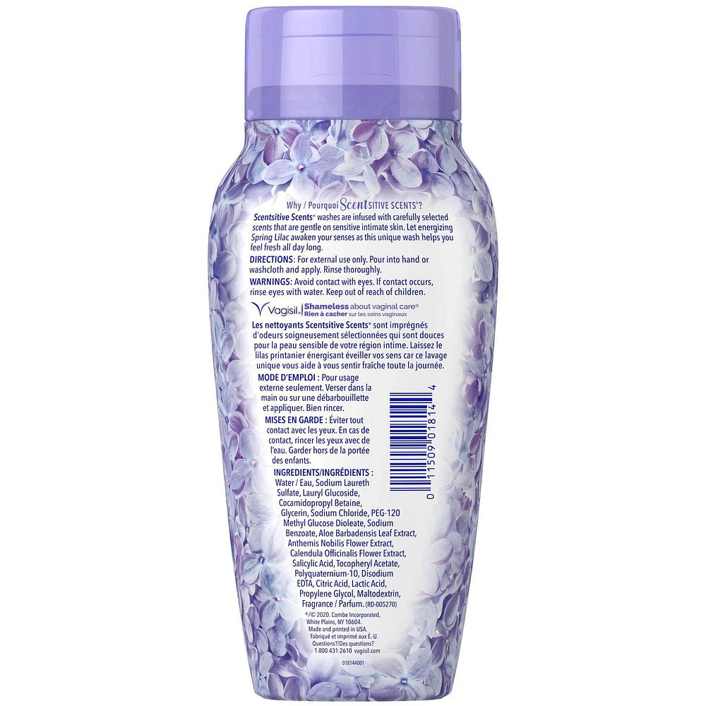 Vagisil® Scentsitive Scents® Spring Lilac Daily Intimate Wash, 240ml