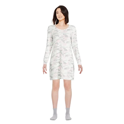 Chemise de nuit henley en hacci George pour femmes
