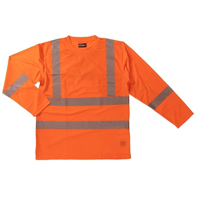 Tough Duck T-Shirt de Sécurité en Polyester à Manches Longues