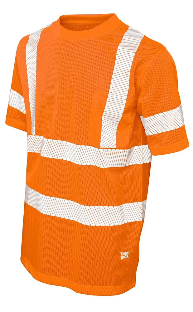 TOUGH DUCK T-Shirt De Sécurité À Manches Courtes Avec Rayures Segmentées pour hommes