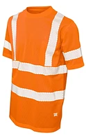 TOUGH DUCK T-Shirt De Sécurité À Manches Courtes Avec Rayures Segmentées pour hommes