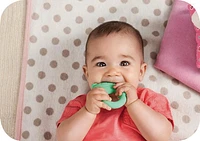 MAM Baby Toys, Teething Toys, Max the Frog 100% Natural Rubber Developmental Teether Toys, 'Friends' Collection, 4+ Months, Unisex, 1-Count