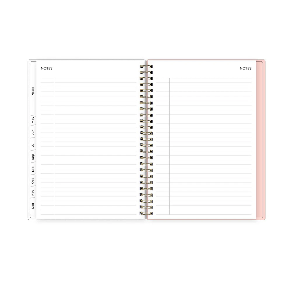 2025 Weekly Monthly Planner Notes, 5.875x8.625, Blue Sky, Aminah Rose, 6x9 Weekly/Monthly Planner