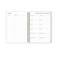 2025 Weekly Monthly Planner Notes, 5.875x8.625, Blue Sky, Aminah Rose, 6x9 Weekly/Monthly Planner