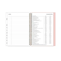 2025 Weekly Monthly Planner Notes, 5.875x8.625, Blue Sky, Aminah Rose, 6x9 Weekly/Monthly Planner