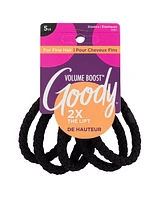 Goody Volume Boost Elastics - 5ct - Black, Goody Elastics