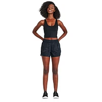 Short tissé imprimé Athletic Works pour femmes Tailles TP–TTG