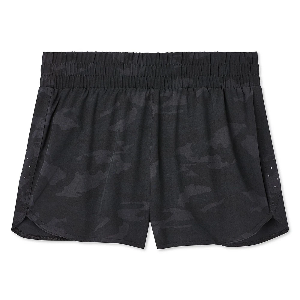 Short tissé imprimé Athletic Works pour femmes Tailles TP–TTG