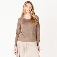 DV L/S Raglan Lurex sweater, sweater