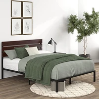 Zinus Figari Bamboo and Metal Platform Bed Frame