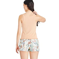 Ensemble 2 pièces avec short en satin George pour femmes