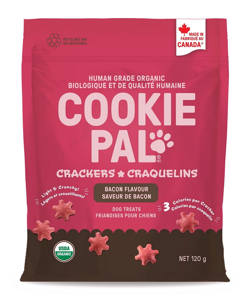 Cookie Pal Crackers Bacon Flavour Dog Treats