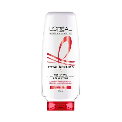 L'Oréal Paris Total Repair 5 Shampoo Repairing Shampoo 375 ml, Damaged Hair Repairing Shampoo