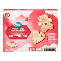 Teddy Bear and Heart Cookie Decorating Kit