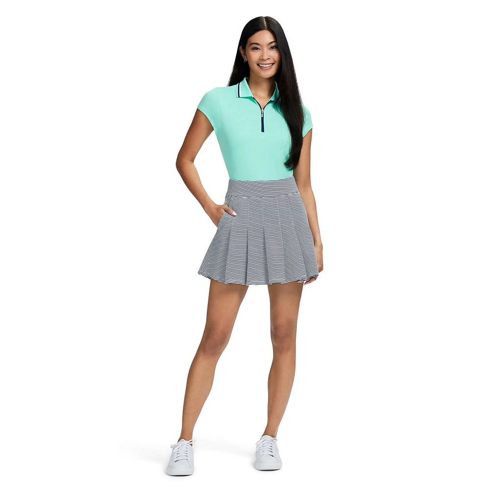 IZOD PAULINE PLEATED ​PULL-ON SKORT