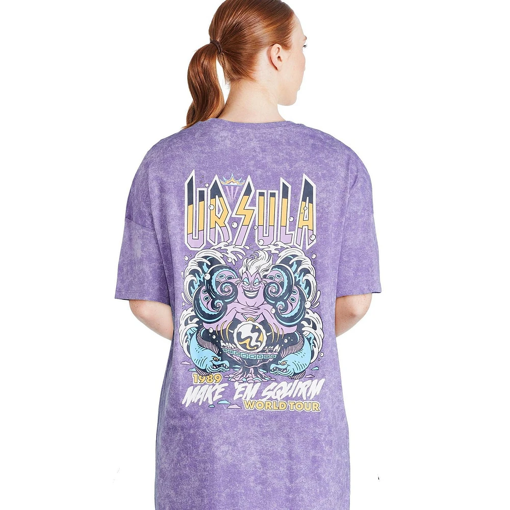 Disney Ladies Ursula World Tour Short Sleeve Dress