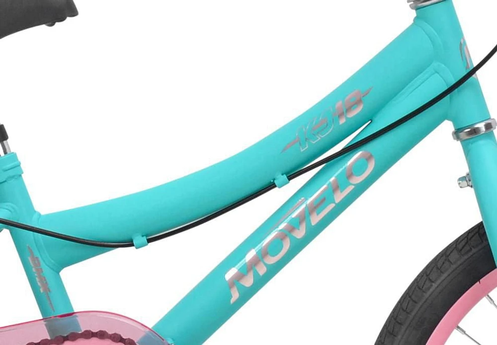 Movelo KJ 18" Girls BMX Bike- Teal, Ages 4-8