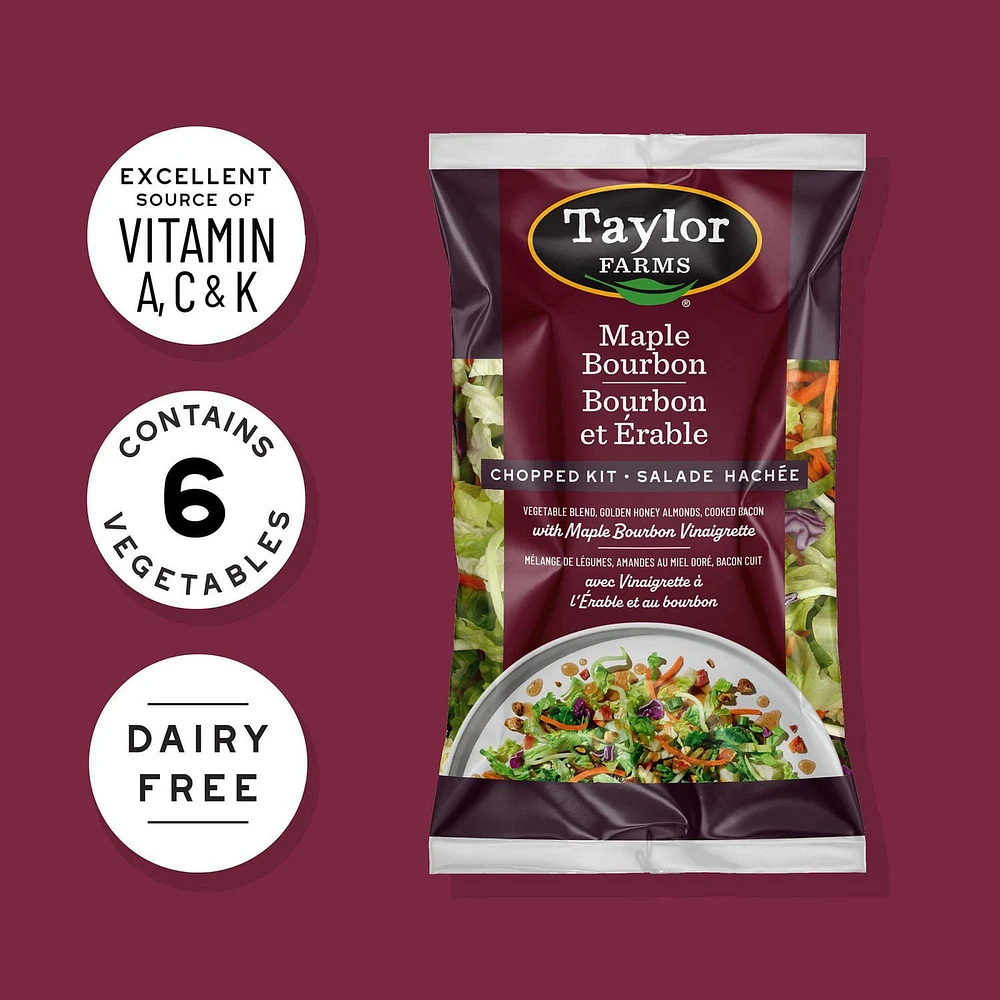 Taylor Farms Maple Bourbon Chopped Salad Kit, 315 g