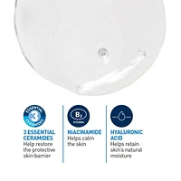 CeraVe Gentle Foaming Facial Cleanser With Niacinamide, Hyaluronic Acid and 3 Ceramides | Makeup Remover, Helps Prevent Clogged Pores & Control Oil and Sebum | Daily Face Wash for Normal to Oily Skin, Men & Women | Non-Comedogenic, Fragrance Free, 355 mL, Gently Cleanses & Removes Oil