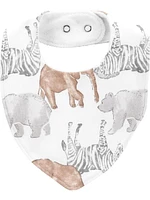 Carter's Child of Mine IN 3pk Bibs - Beige elephant