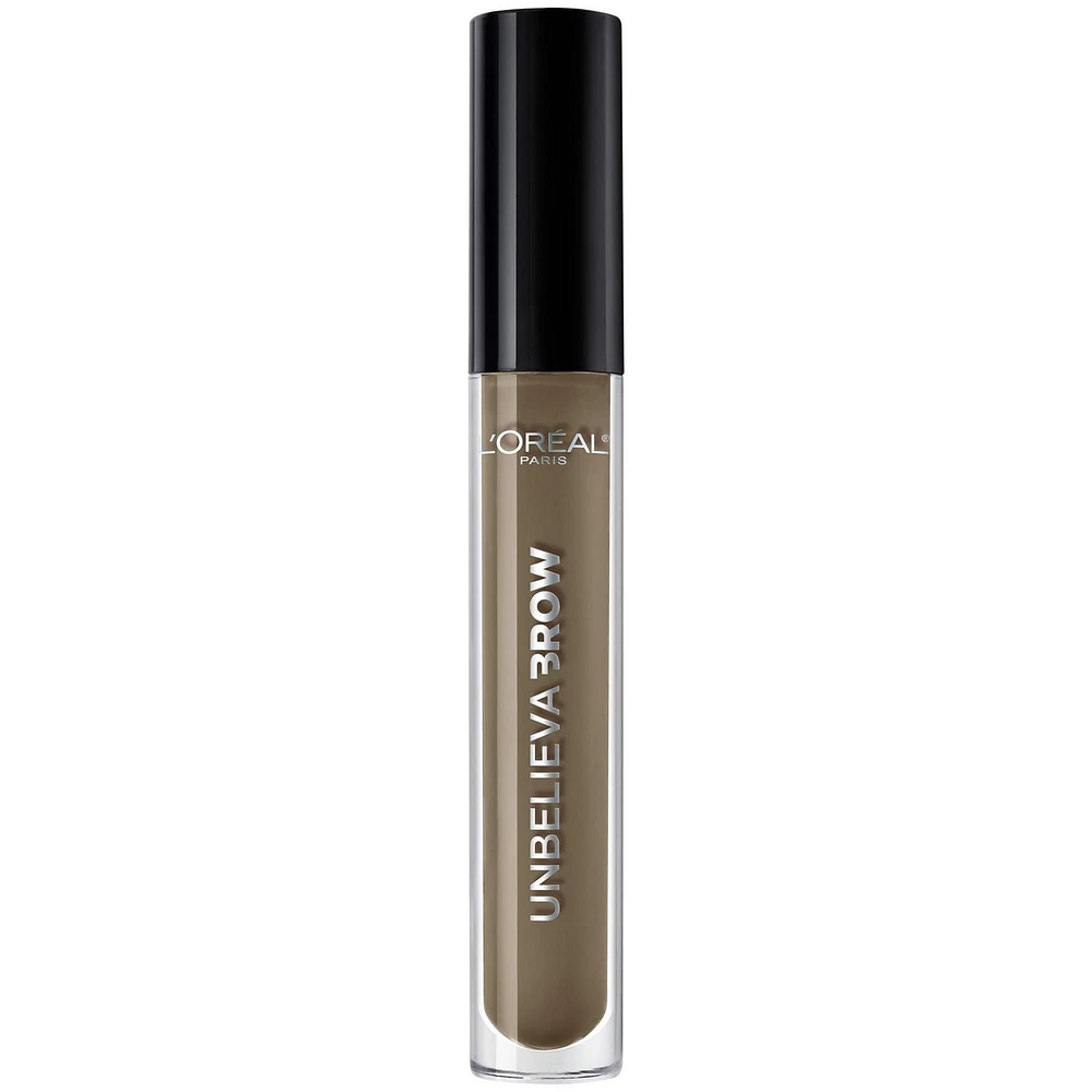 L'Oreal Paris Unbelieva-Brow, Eyebrow Gel, Waterproof Tinted Brow Gel that Stays for Up to 48 Hours, No Smudge, No Transfer, Sweat Resistant, Dark Blonde, 0.15 fl. oz., Tinted Eyebrow Gel