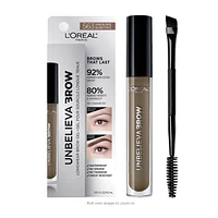 L'Oreal Paris Unbelieva-Brow, Eyebrow Gel, Waterproof Tinted Brow Gel that Stays for Up to 48 Hours, No Smudge, No Transfer, Sweat Resistant, Dark Blonde, 0.15 fl. oz., Tinted Eyebrow Gel