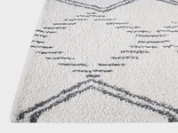 Andela Cream and Grey Woven Area Rug