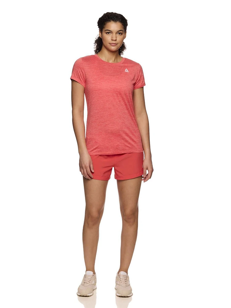 Reebok Women's Staple Running Short With Mesh Lining