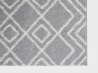 Gaelen Grey and Cream Woven Area Rug