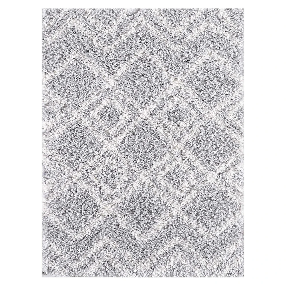 Gaelen Grey and Cream Woven Area Rug