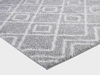 Gaelen Grey and Cream Woven Area Rug