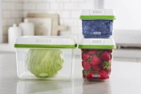 Rubbermaid FreshWorks Produce Saver, Medium and Large Produce Storage Containers, 6-Piece Set, 6-Piece Set