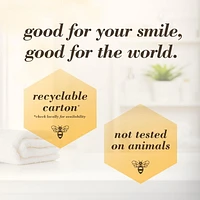 Dentifrice sans fluorure Burt’s Bees Blancheur pure, saveur Menthe poivrée zen 150 ml
