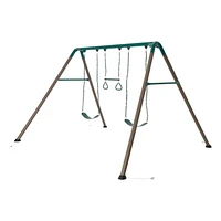 LIFETIME Kids Swingset with Heavy Duty Bars, 2 Swings and 1 Trapeze