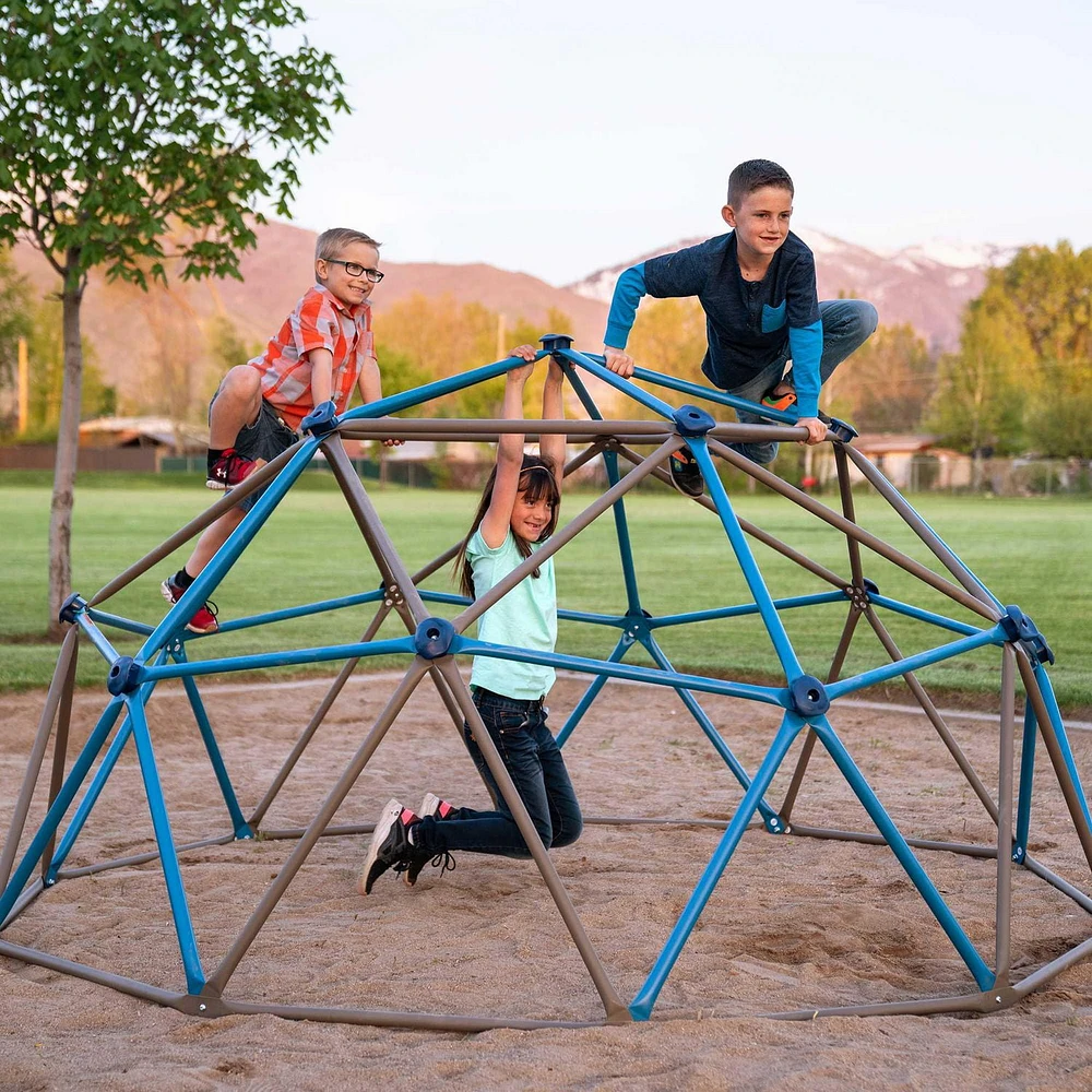 LIFETIME Outdoor Climbing Dome, 54", Brown/Blue