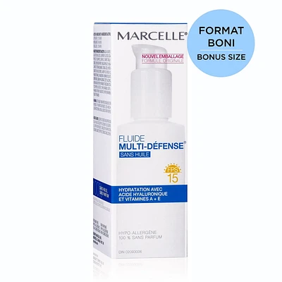 Marcelle Multi-Defense Lotion SPF 15 - Bonus Size