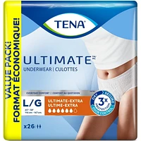 TENA Incontinence Underwear, Ultimate, Large, 26 Count, Large