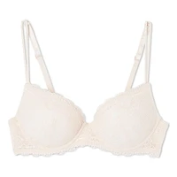 Soutien-gorge pigeonnant avec dentelle George pour femmes Tailles 34A-40D