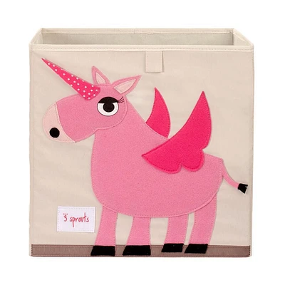 3 Sprouts Unicorn Baby Toy Storage Box