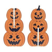 Way To Celebrate Halloween Stacked Jack-O-Lantern Décor