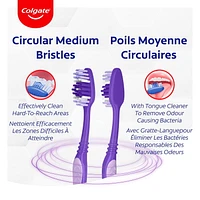 Brosse à dents moyenne Colgate Extra Clean - 6 pack 6 Pack