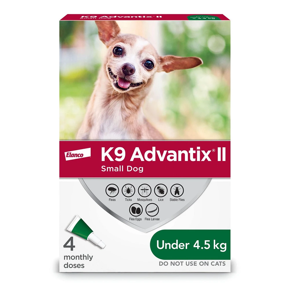 K9 Advantix II traitement contre les puces pour chiens de petit taille
