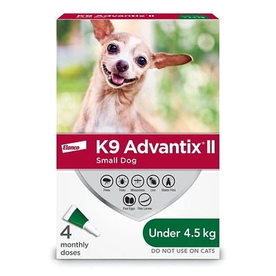 K9 Advantix II traitement contre les puces pour chiens de petit taille