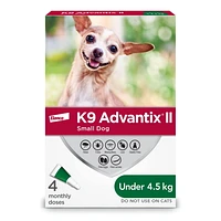 K9 Advantix II traitement contre les puces pour chiens de petit taille