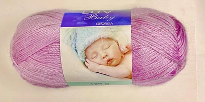 Baby Luv Lilac Yarn 120g, Baby Luv Lilac Yarn