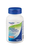 Equate Calcium et magnesium avec vitamine D, paq. de 120 caplets
